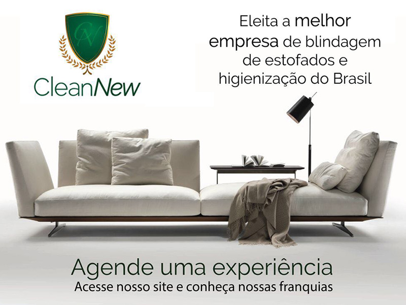 CleanNew Oferece Novo Conceito em Impermeabilização de higienização de Estofados